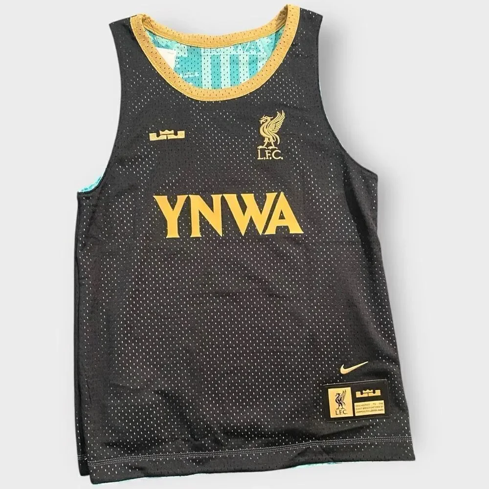 Nike Liverpool FC X LeBron Reversible Jersey Kids size Medium NWT FQ4128-305